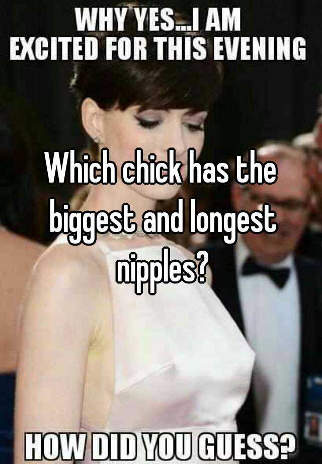 Longest Nipples